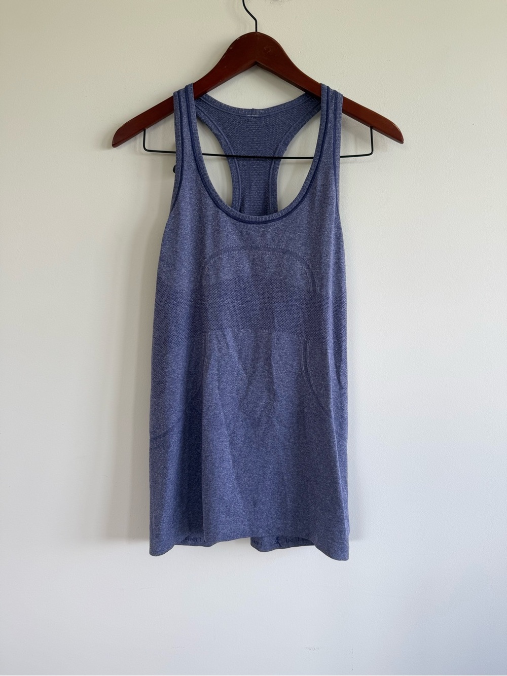 lululemon athletica Heathered Blue Racerback Tank
